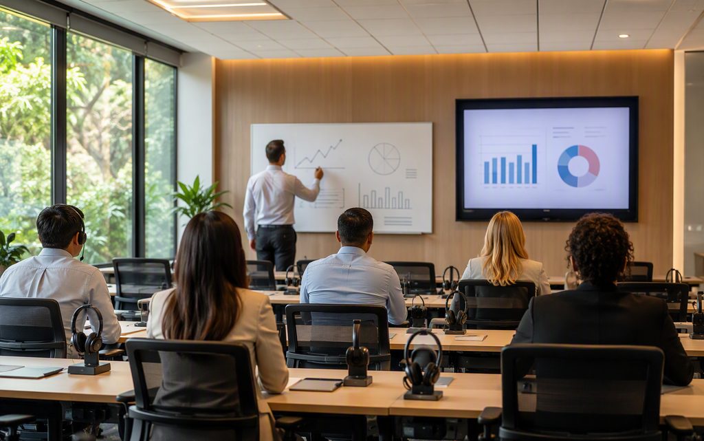 Training session inside a Tawasul operations room